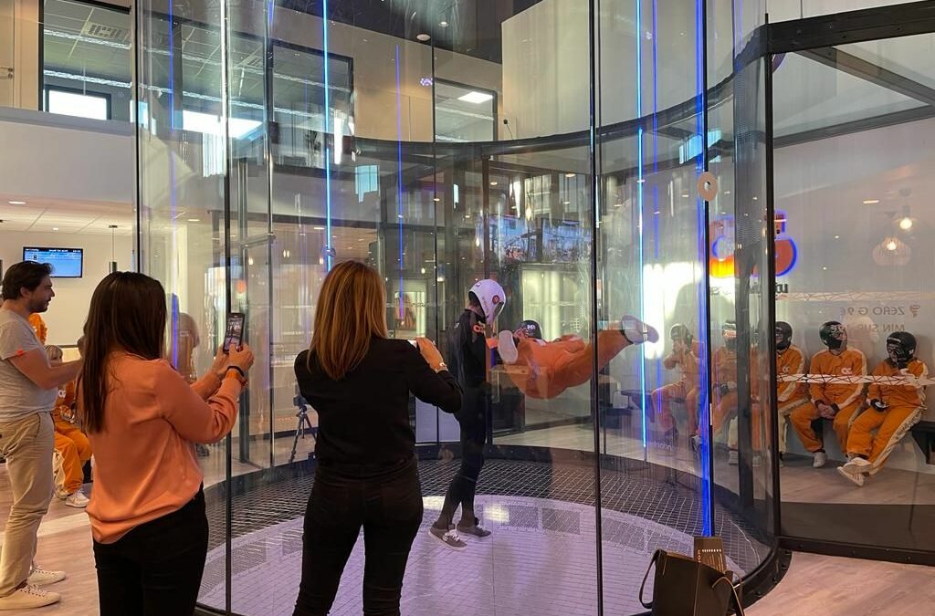 Journée cohésion à Poitiers au centre Zéro Gravity