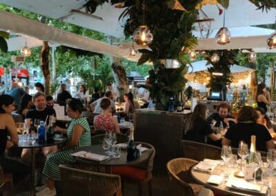 Repas dans un restaurant Madrilène